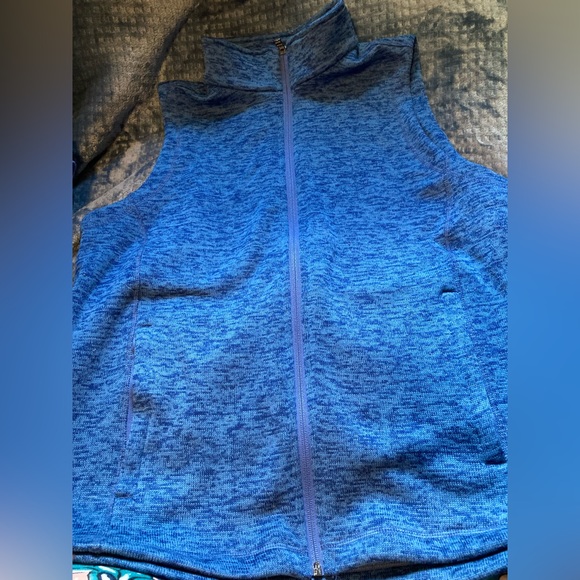 Lands End, Xl, warm blue vest - Picture 1 of 5